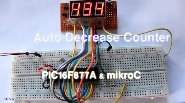 Auto decrease Counter and 7 segment image