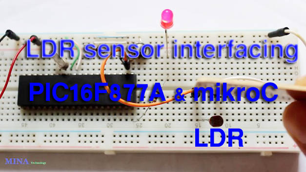 LDR sensor interfacing image